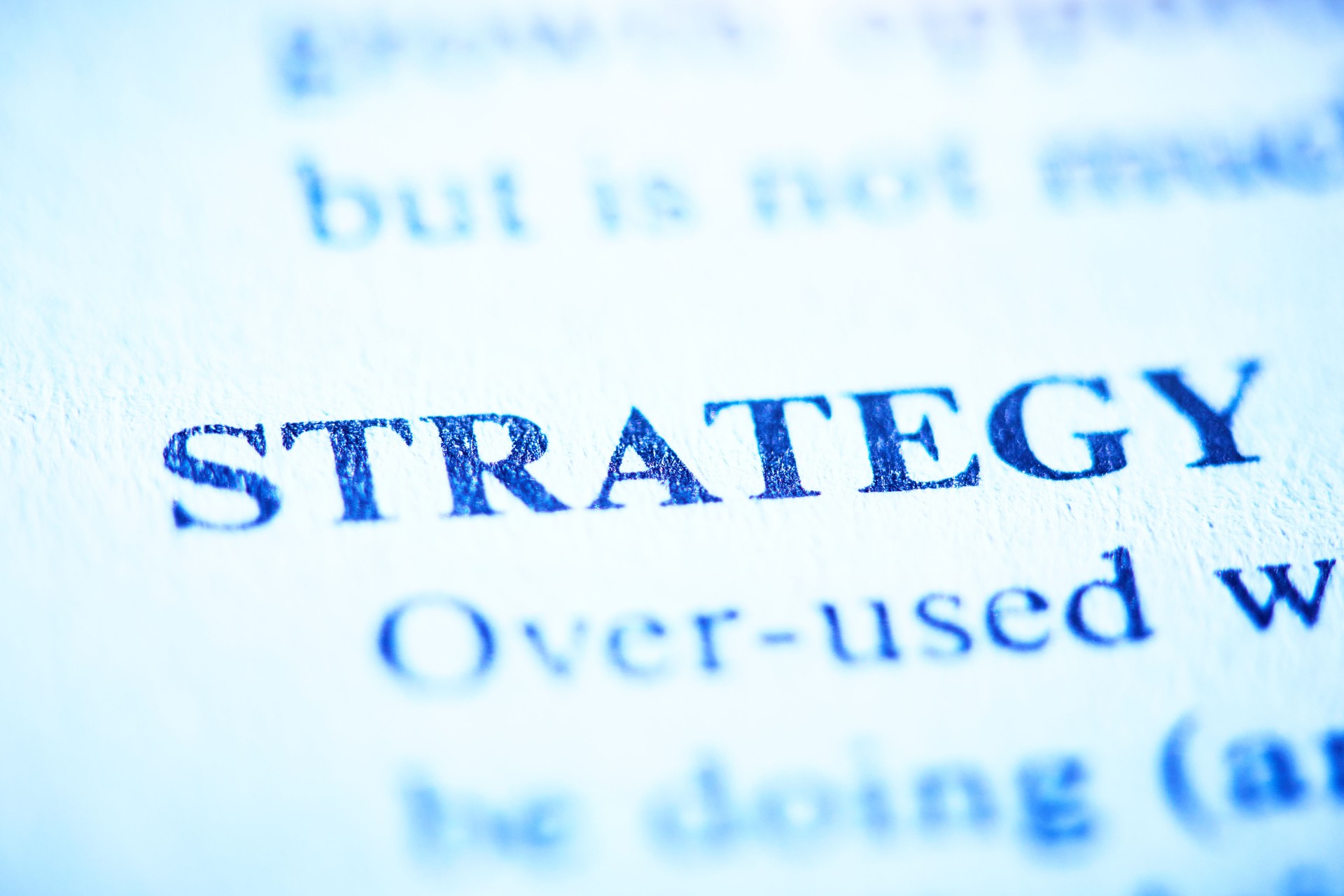 Strategy defined in a business dictionary